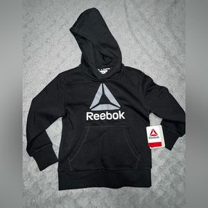 black/gray/ 
White Reebok boys hoodie size XS/4